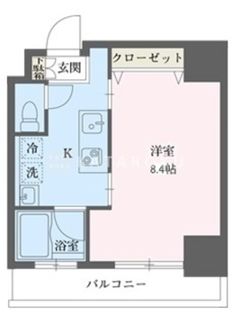 リーフコンフォート赤羽 501 間取り図