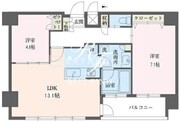 リーフコンフォート赤羽 1204 間取り図