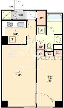ジュールA 1005 間取り図