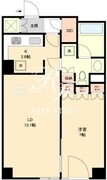 ジュールA 1105 間取り図