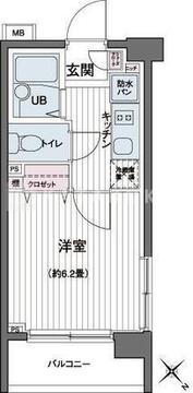 エコロジー都立大学レジデンス 325 間取り図
