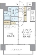 エコロジー白山レジデンス 1401 間取り図