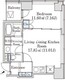 プラティーヌ新宿新都心 1601 間取り図