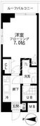 レジディア桜上水 205 間取り図