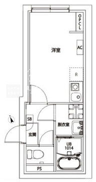シティウォーク志村3丁目 104 間取り図