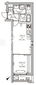 ベルシードステアー東十条駅前 403 間取り図
