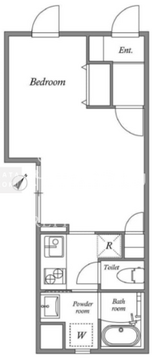 ソラシアレジデンス門前仲町 202 間取り図