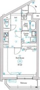 マインドお花茶屋 202 間取り図
