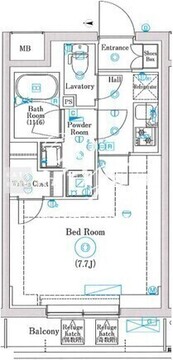 マインドお花茶屋 303 間取り図