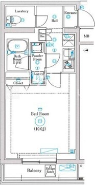 マインドお花茶屋 306 間取り図