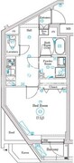 マインドお花茶屋 402 間取り図