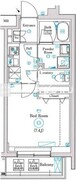 マインドお花茶屋 501 間取り図