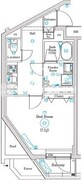 マインドお花茶屋 502 間取り図