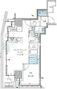 パークアクシス五反田スカイタワー 807 間取り図
