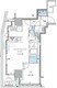 パークアクシス五反田スカイタワー 807 間取り図