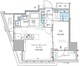 パークアクシス五反田スカイタワー 803 間取り図