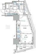 パークアクシス五反田スカイタワー 804 間取り図