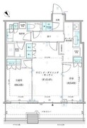 パークタワー勝どき S-1621 間取り図