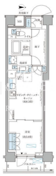 パークアクシス文京本郷 513 間取り図