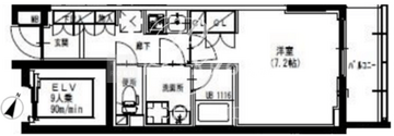 エスレジデンス曳舟 403 間取り図