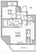 エスレジデンス入谷アレシア 1302 間取り図