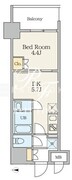 アリビス五反野 706 間取り図