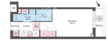コンフォリア不動前 211 間取り図