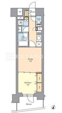 テラス荻窪 102 間取り図