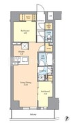 テラス荻窪 206 間取り図