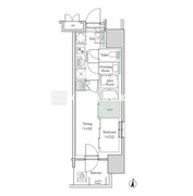 ブルックサイドレジデンス木場 625 間取り図
