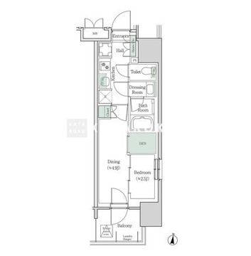 ブルックサイドレジデンス木場 625 間取り図