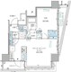 パークアクシス五反田スカイタワー 801 間取り図