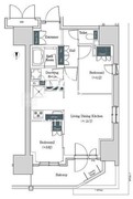 ブルックサイドレジデンス木場 1232 間取り図