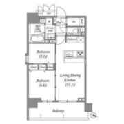スプランディッド南千住DUE 801 間取り図