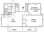 グランパセオ大崎戸越銀座2 301 間取り図