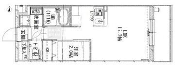 エスグランデ王子ザ・プライム 407 間取り図