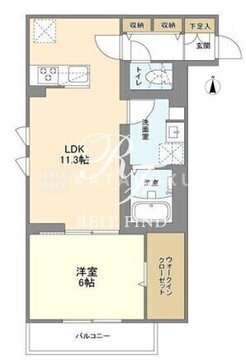 ウェルスクエア要町 203 間取り図