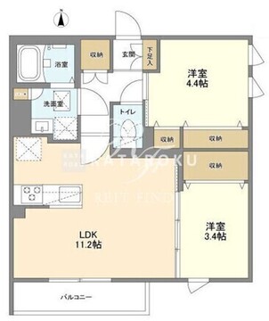 ウェルスクエア要町 304 間取り図