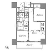 コスモグラシア板橋区役所前 701 間取り図