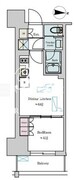 ディームス蔵前レジデンス 403 間取り図