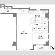 カスタリアお茶の水 505 間取り図