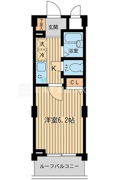 アーデン目黒不動前 408 間取り図