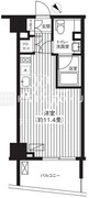 ティー東麻布 706 間取り図