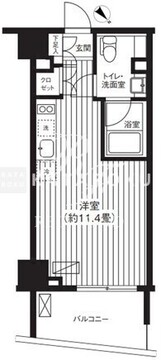 ティー東麻布 706 間取り図