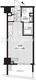 ティー東麻布 706 間取り図