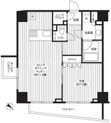 ティー東麻布 1204 間取り図