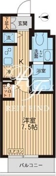 KDXレジデンス入谷 205 間取り図