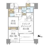 パークコート文京小石川ザタワー 1709 間取り図