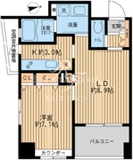 クリオ戸越銀座壱番館 1001 間取り図