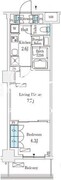 フロンティアレジデンス錦糸公園 504 間取り図